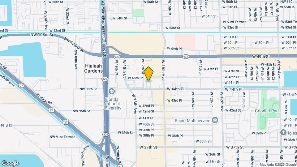 1655 W 44th Pl Map and Location Details