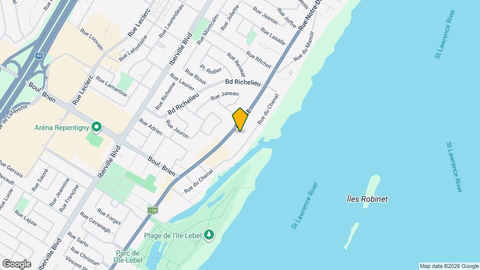 530C Notre-Dame Rue Map and Location Details