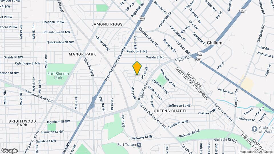 5713 3rd St NE Map and Location Details