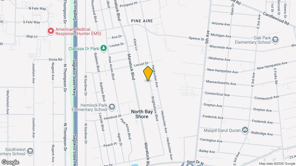 1600 Brightshore Blvd Map and Location Details