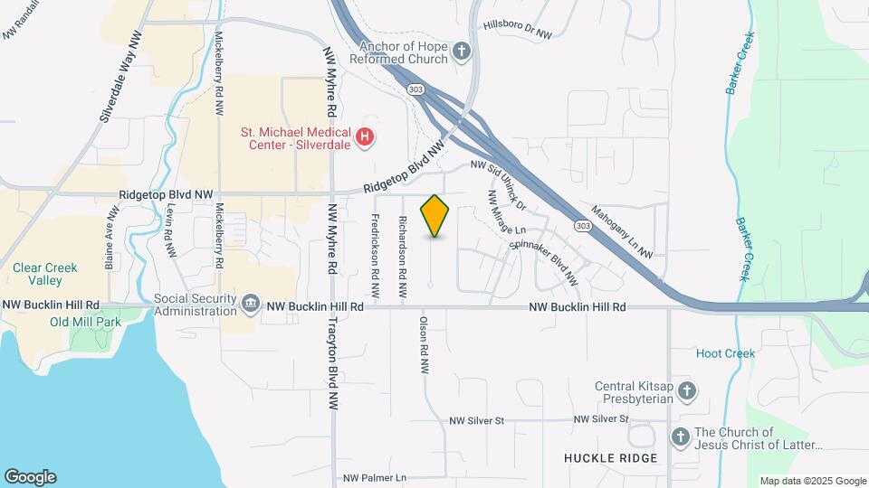 9844 Olson Rd NW Map and Location Details