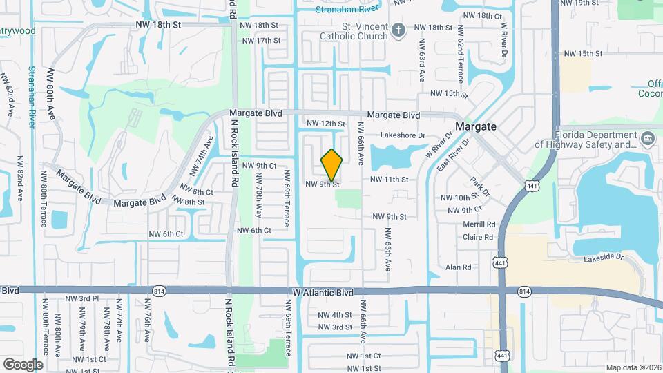 6730 NW 9th St Map and Location Details