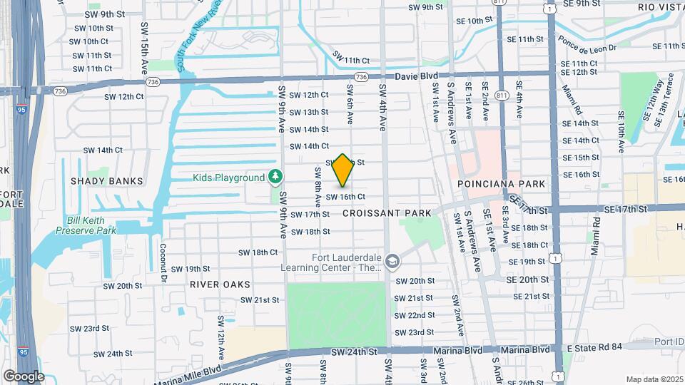 615 SW 16th Ct Map and Location Details