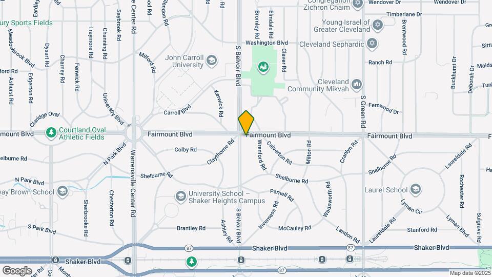 21710 Fairmount Blvd Map and Location Details