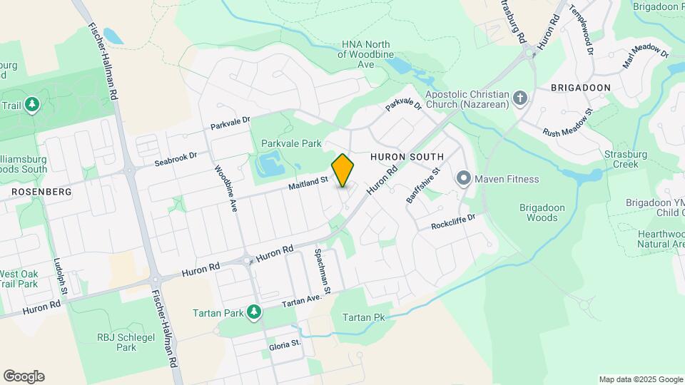 168 Rochefort St. Map and Location Details