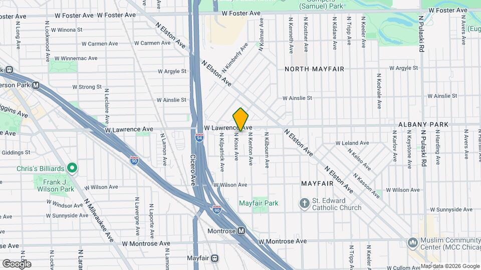 4625 W Lawrence Ave, Unit 401 Map and Location Details