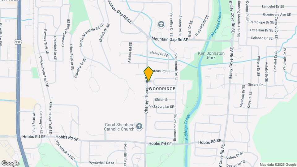 13111 Chaney Thompson Rd SE Map and Location Details