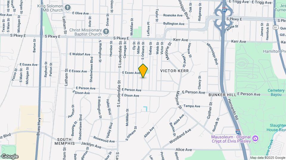 1634 S Orleans St Map and Location Details