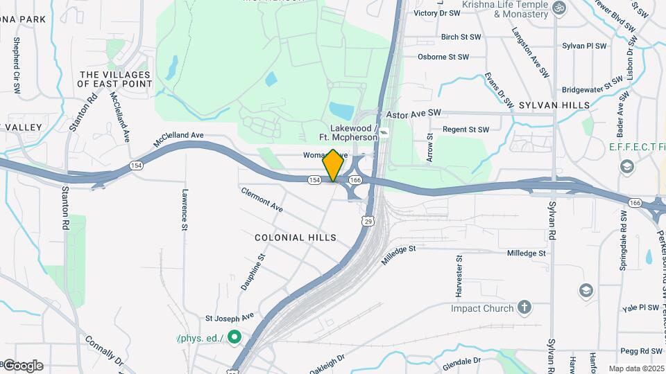 2091 Newnan St Map and Location Details