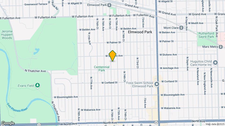 2025 N 75th Ct Map and Location Details
