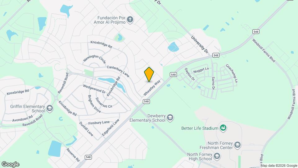 1522 Calcot Ln Mapa y Detalles de la Ubicación