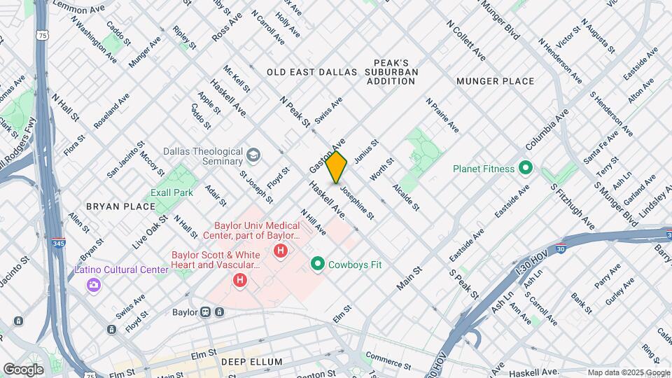 4116-4118 Junius St Mapa y Detalles de la Ubicación