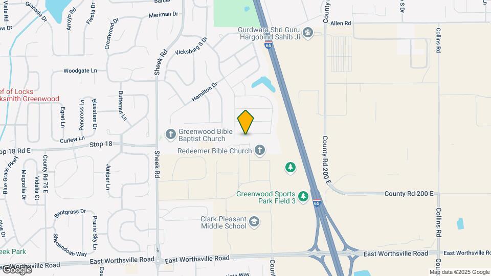 1327 Sunnybrook Ln Map and Location Details