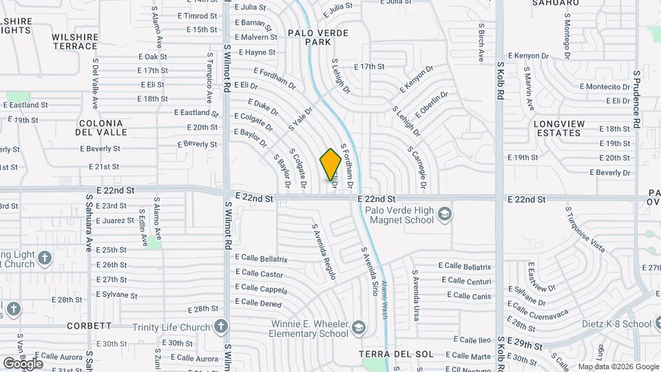 1132 S Eli Dr Mapa y Detalles de la Ubicación