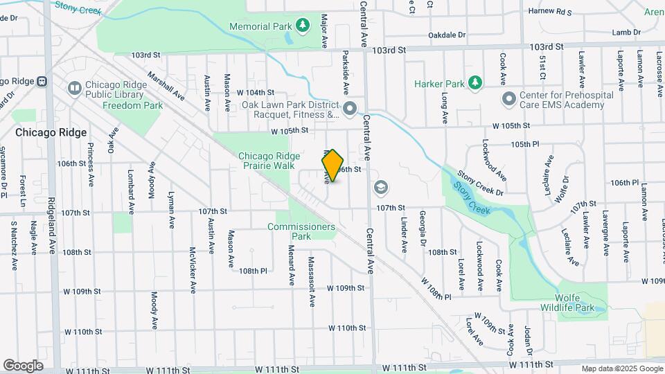 10619 Major Ave Mapa y Detalles de la Ubicación