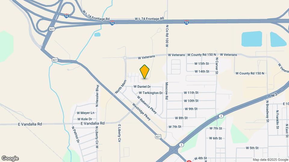 2039 N Wedgewood Ave, Unit A Map and Location Details