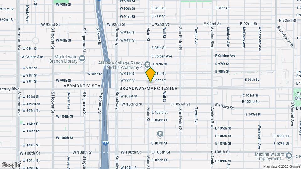 9910 S Main St Map and Location Details