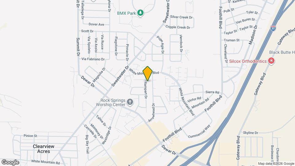 821 Rampart Dr Map and Location Details