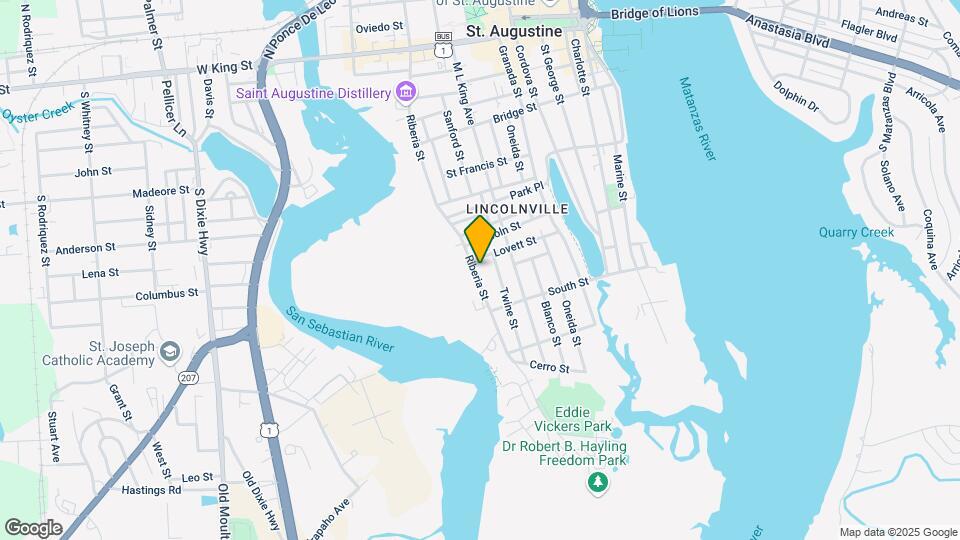 239 Riberia St, Unit 2 Map and Location Details