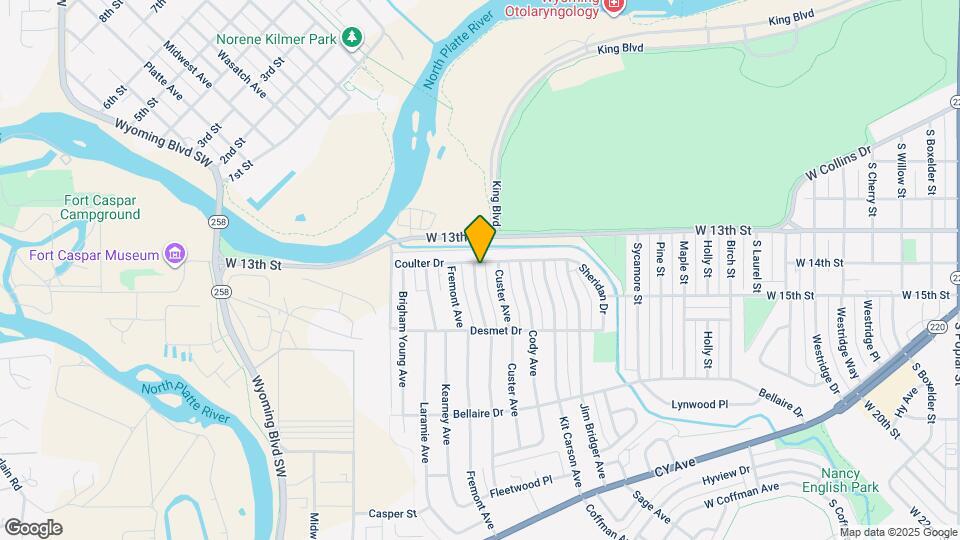 1343 Fetterman Ave Map and Location Details