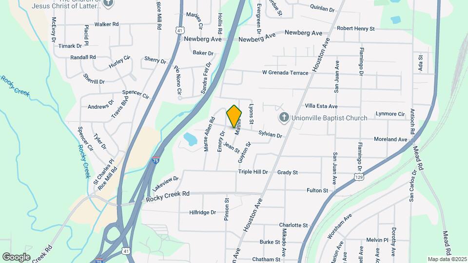 1220 Sylvian Dr Map and Location Details