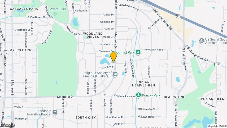 1828 S Magnolia Dr Mapa y Detalles de la Ubicación