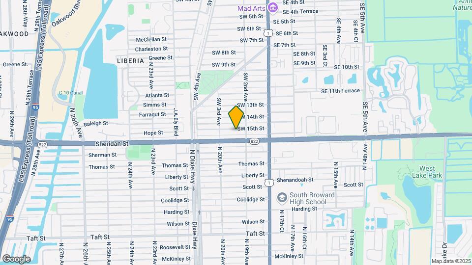 231 SW 15th St Map and Location Details