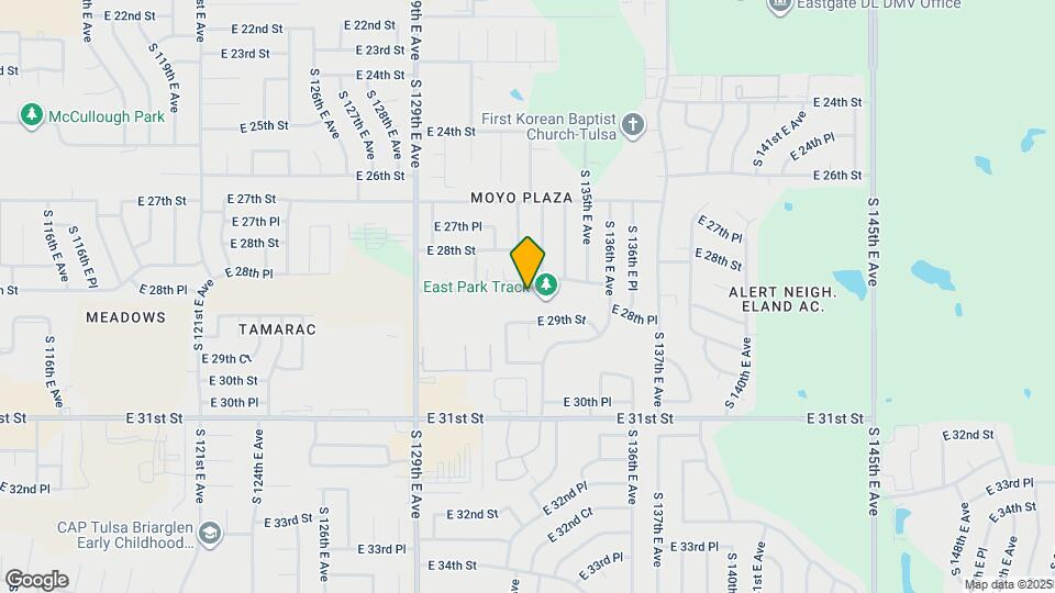 13054 E 28th Pl Map and Location Details
