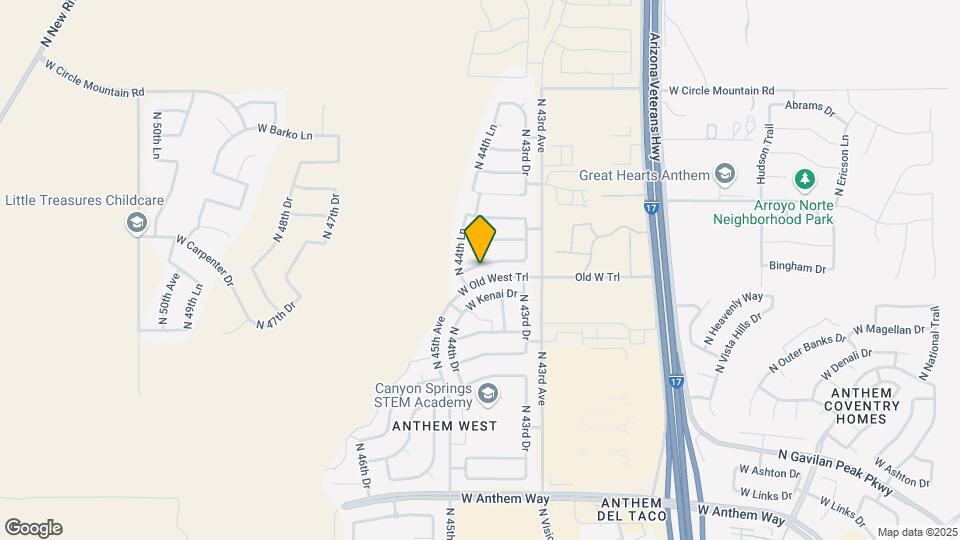 4409 W Diburgo Dr Map and Location Details