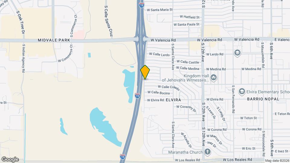 965 W Calle Aragon Map and Location Details