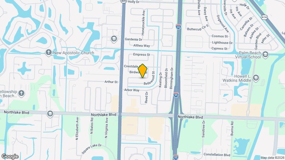 4310 Applecrest Dr Map and Location Details