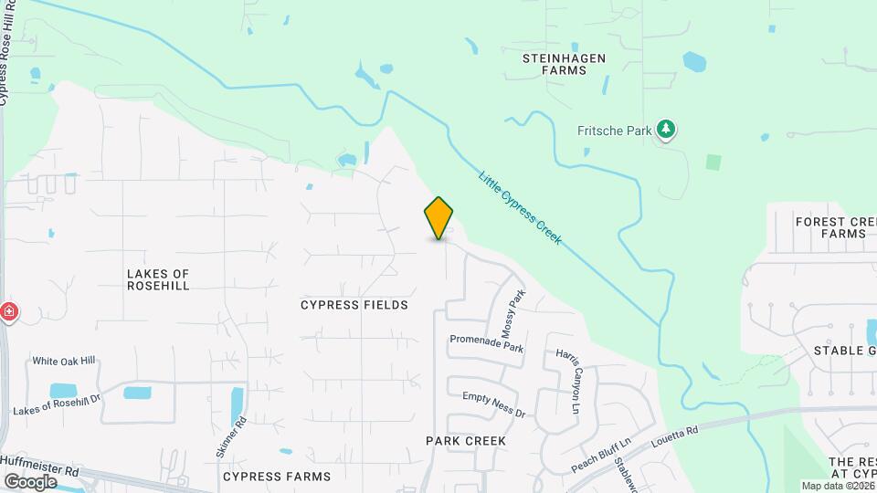 15727 Whisper Woods Dr Map and Location Details