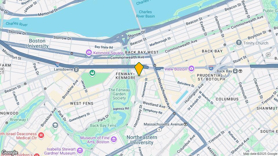 1113 Boylston St Map and Location Details