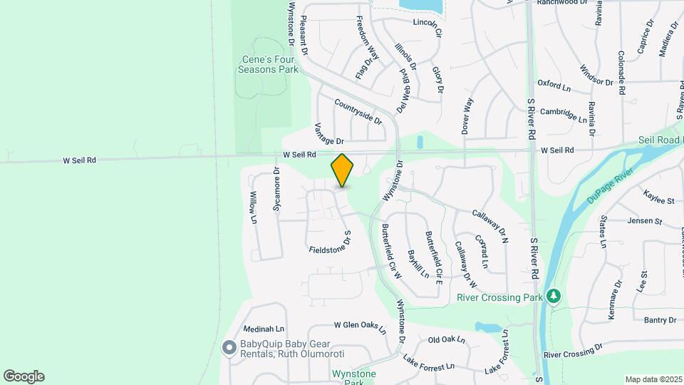 1624 Fieldstone Dr N Map and Location Details
