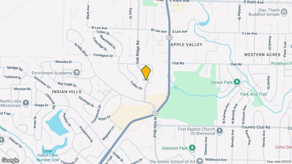 7501 Oak Ridge Rd Map and Location Details