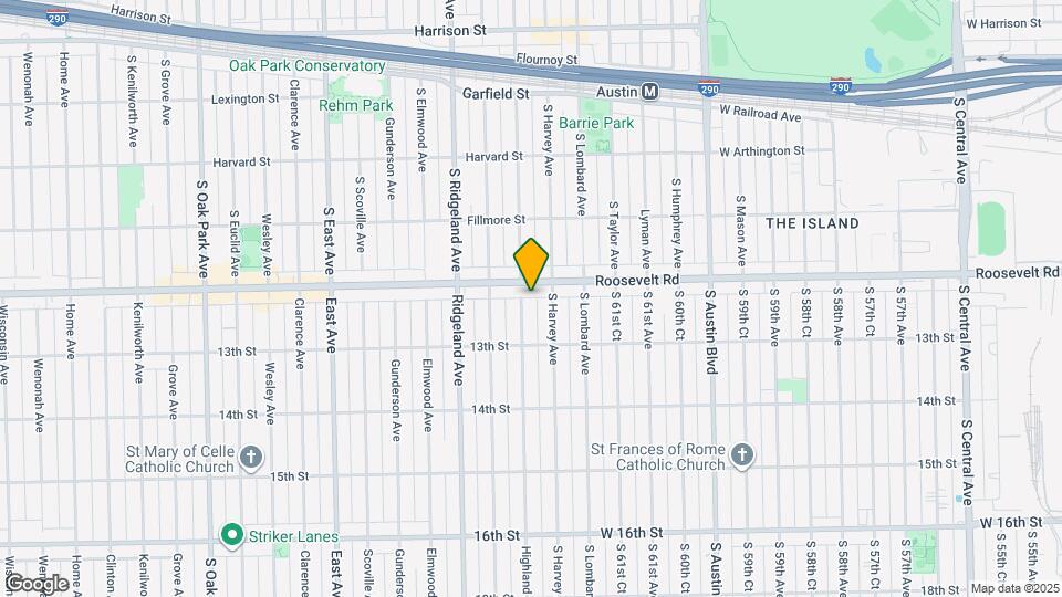 1211 Highland Ave, Unit B Map and Location Details