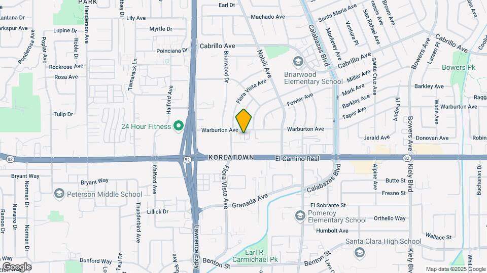 3460 Warburton Ave Map and Location Details