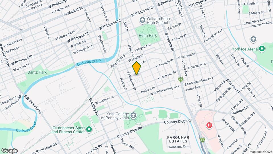 264 W Cottage Pl Map and Location Details