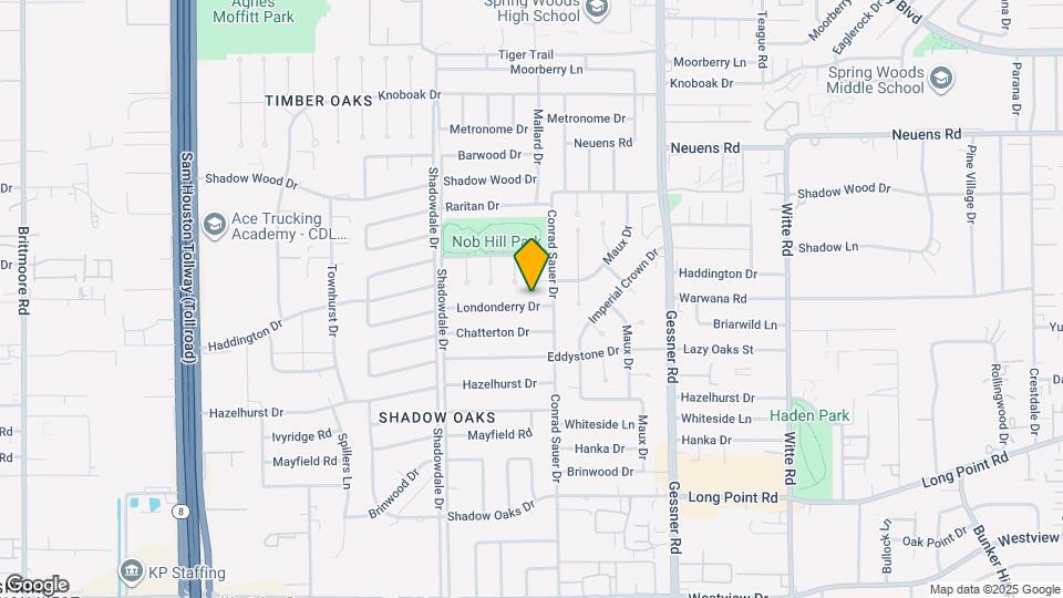 10214 Londonderry Dr Map and Location Details