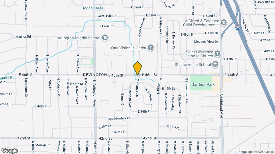 4512 N Kenmore Rd Map and Location Details