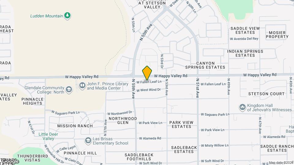 5413 W Fallen Leaf Ln Map and Location Details