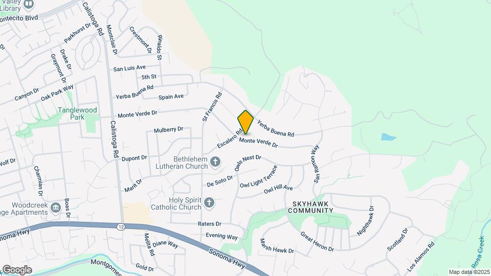 5719 Monte Verde Dr Map and Location Details