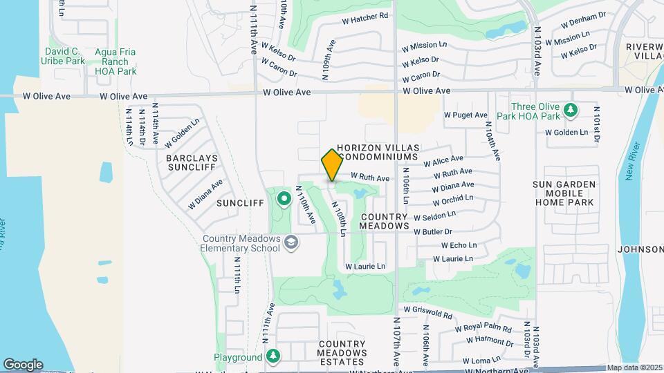 8677 N 108th Ln Mapa y Detalles de la Ubicación