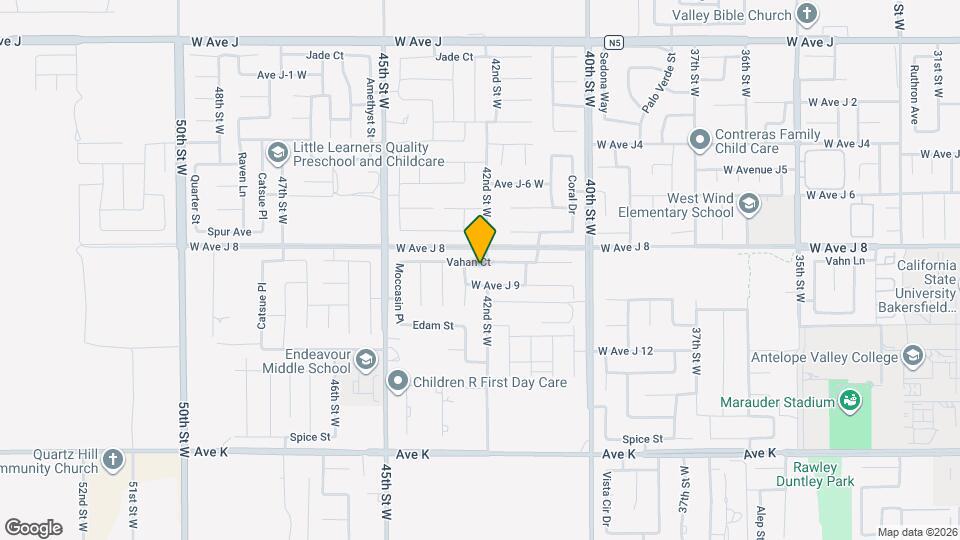 4206 Vahan Ct Map and Location Details