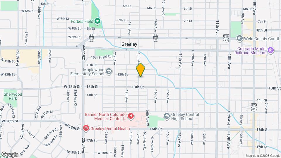 1208 18th Ave Map and Location Details