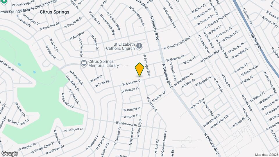 1393 W Lorraine Dr Map and Location Details