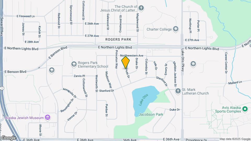 2960 Dartmouth Dr Map and Location Details