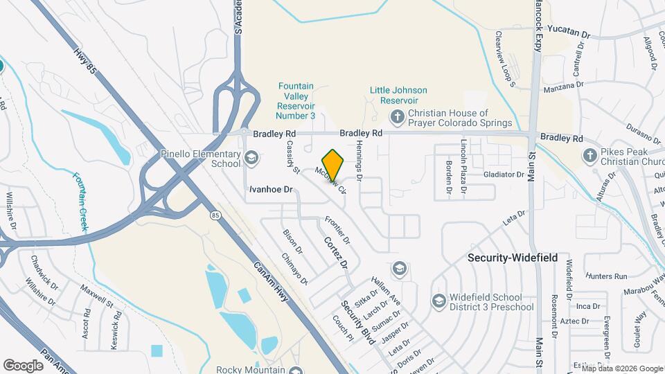 4450 McGrew Cir Map and Location Details