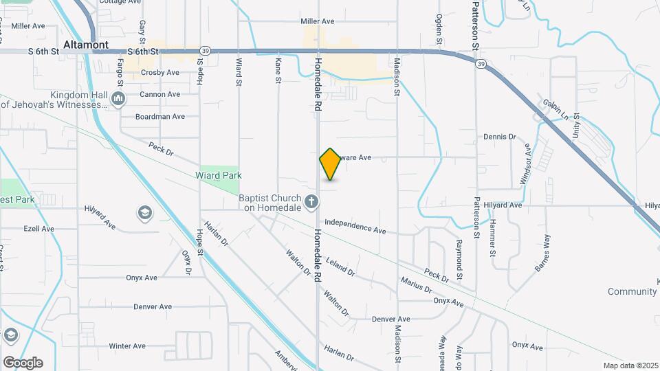 5421 Maryland Ave Map and Location Details