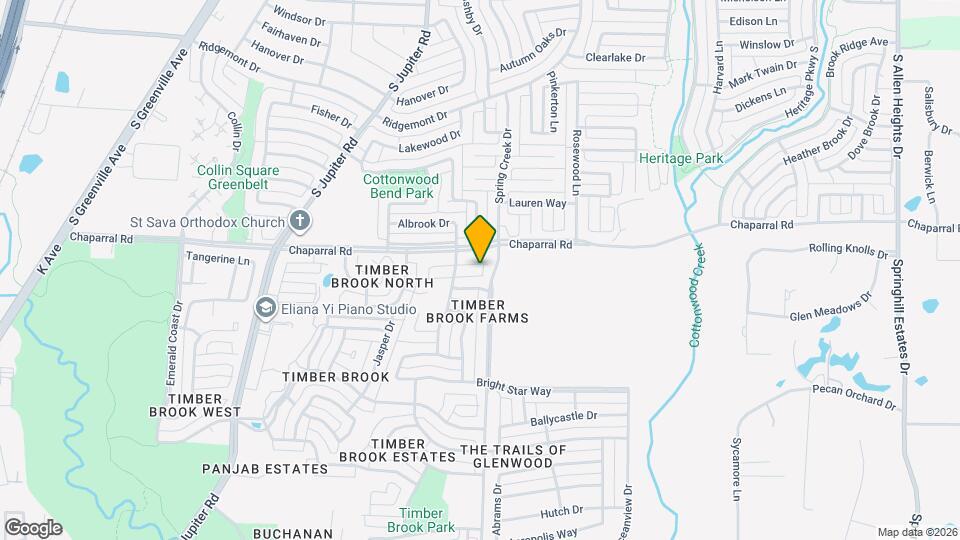 3416 Woodheights Ct Map and Location Details